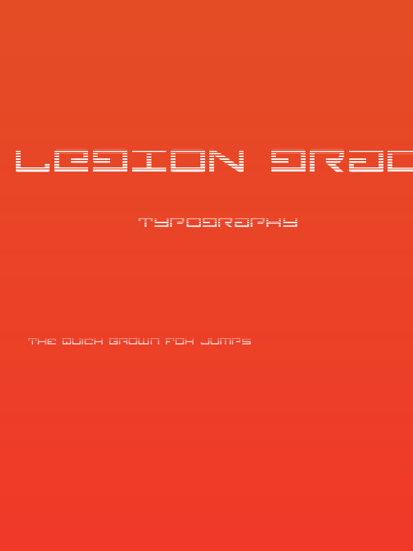 Legion Gradient Poster