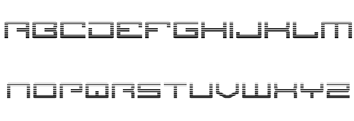Legion Gradient Font LOWERCASE