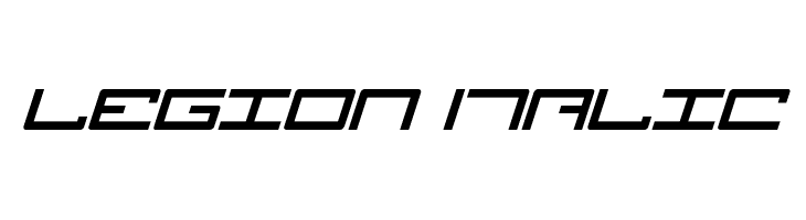 Legion Italic  フリーフォントのダウンロード