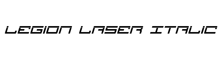Legion Laser Italic  Free Fonts Download