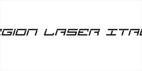 Legion Laser Italic Logo