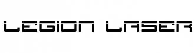 Legion Laser  Frei Schriftart Herunterladen
