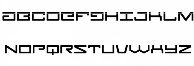 Legion Laser Schriftart Groß