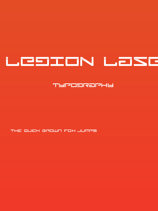 Legion Laser Poster