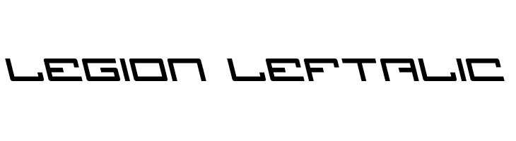 Legion Leftalic  font caratteri gratis