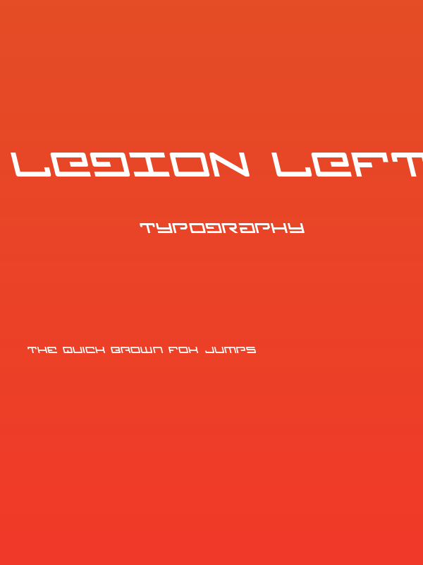 Legion Leftalic Poster