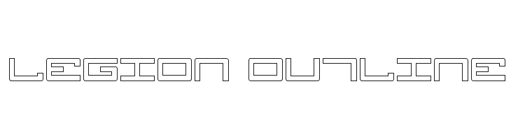 Legion Outline  font caratteri gratis