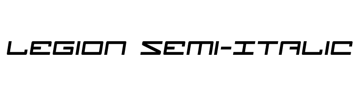 Legion Semi-Italic  नि: शुल्क फ़ॉन्ट्स डाउनलोड