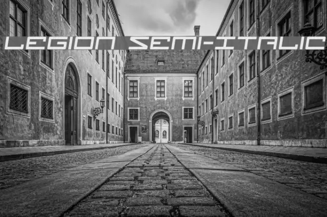 Legion Semi-Italic Example 2