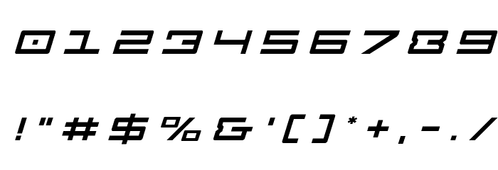 Legion Title Italic Font OTHER CHARS