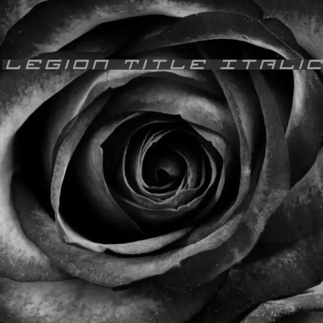 Legion Title Italic Example 1