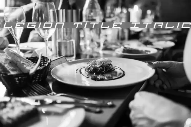 Legion Title Italic Example 2