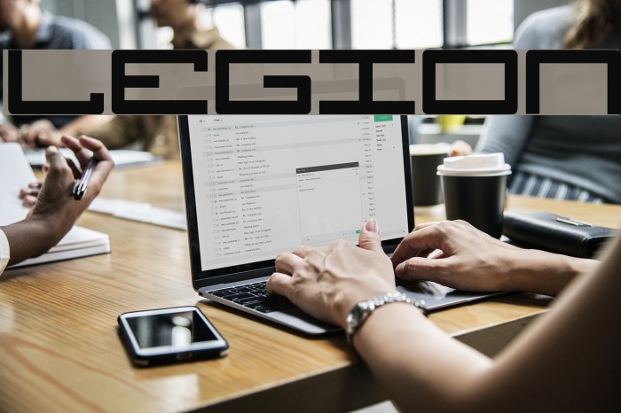 Legion Font examples