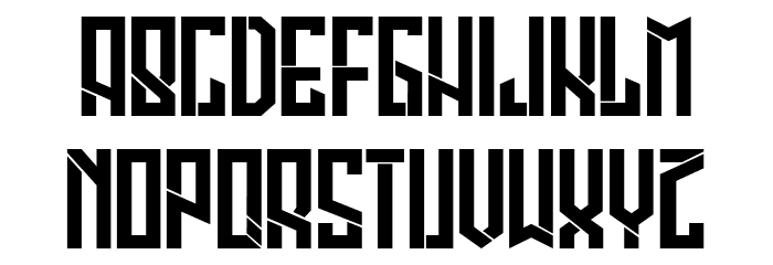 Legionary Condensed Regular Font LOWERCASE