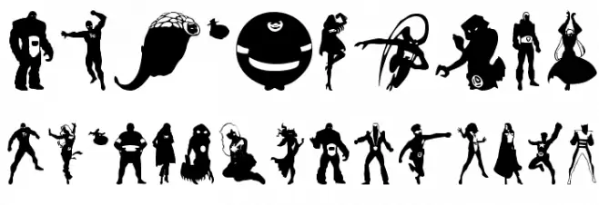 Legionnaires Regular Font OTHER CHARS