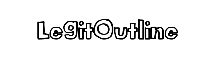 LegitOutline Font
