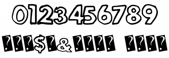 LegitOutline Font OTHER CHARS