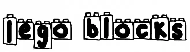 Lego Blocks  Frei Schriftart Herunterladen