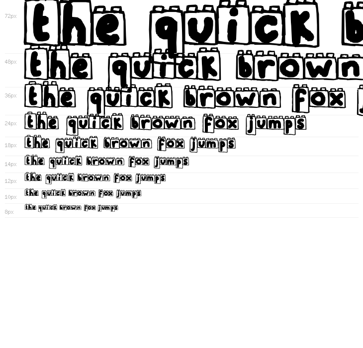 Lego Blocks Waterfall