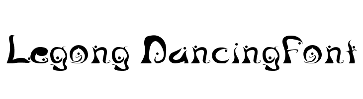Legong DancingFont  font caratteri gratis