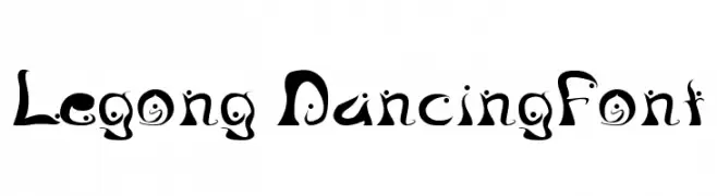 Legong DancingFont  baixar fontes gratis