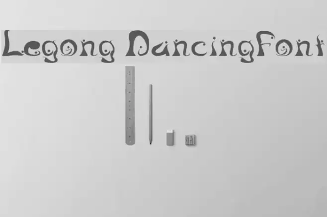 Legong DancingFont Example 2