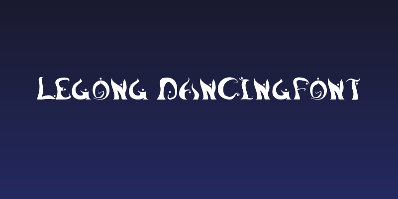 Legong DancingFont Social Header