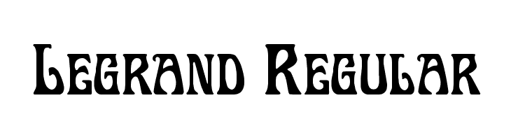 Legrand Regular  免费字体下载