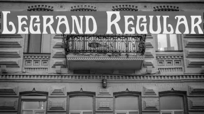 Legrand Regular Font examples
