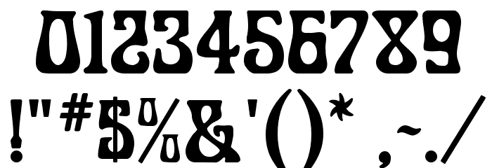 Legrand Font OTHER CHARS
