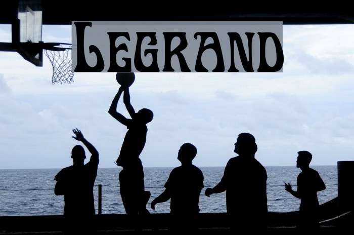 Legrand Font examples