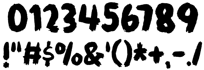 Legwork DEMO Regular Font OTHER CHARS