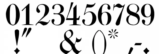 Leibniz-Fraktur Font OTHER CHARS