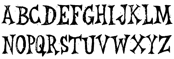 Leichenhaus Font LOWERCASE