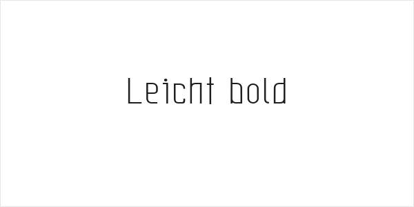 Leicht bold Logo