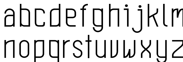 Leicht bold Font LOWERCASE