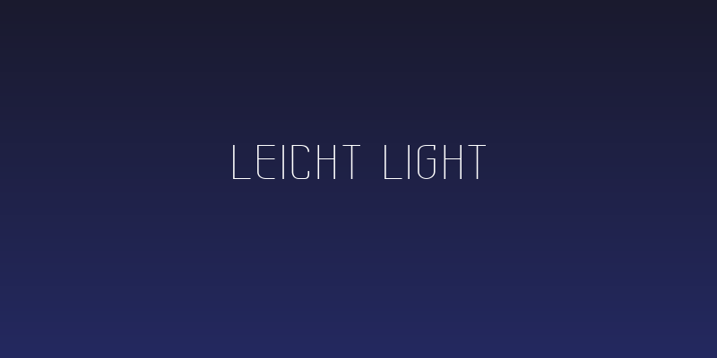 Leicht light Social Header