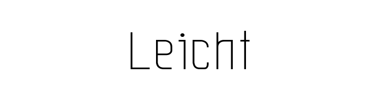 Leicht Font