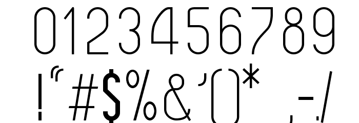 Leicht Font OTHER CHARS
