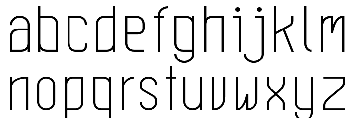 Leicht Font LOWERCASE