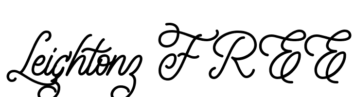 Leightonz FREE  Free Fonts Download