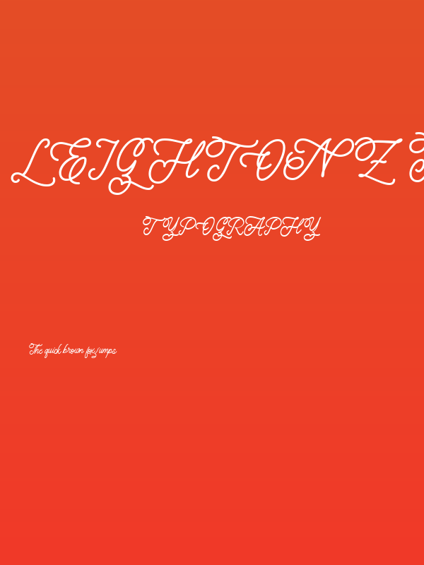 Leightonz FREE Poster