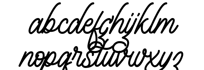 Leightonz FREE Font LOWERCASE