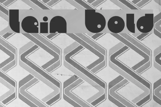 Lein Bold Font examples