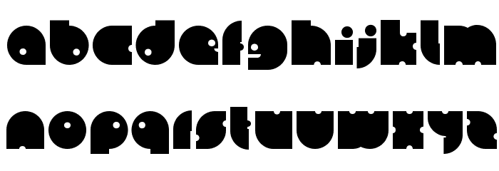 Lein Bold Font LOWERCASE