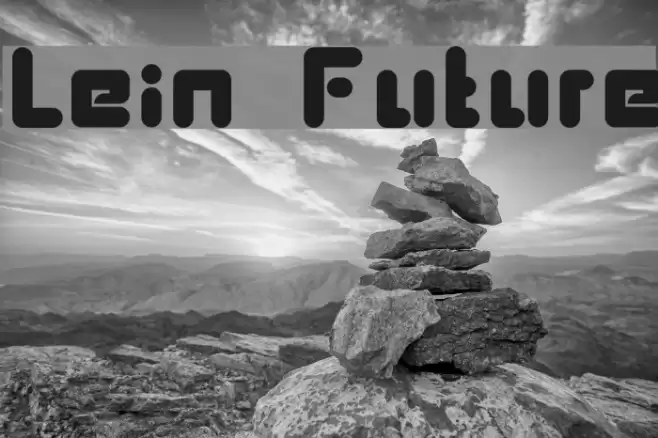 Lein Future Font examples