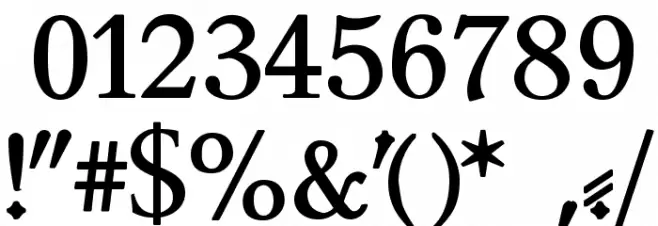 Leipzig Fraktur Normal Font OTHER CHARS