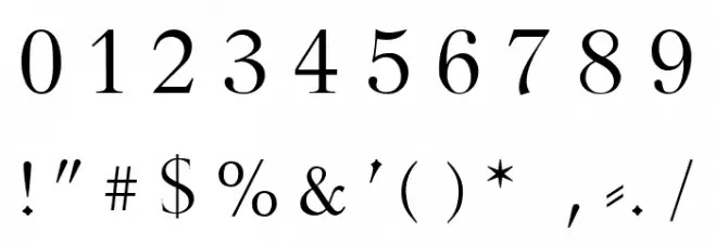 Leipzig Fraktur Normal Font OTHER CHARS