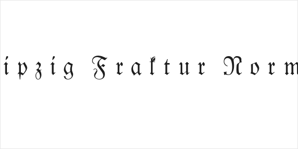 Leipzig Fraktur Normal Logo