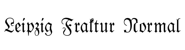 Leipzig Fraktur Normal  Free Fonts Download